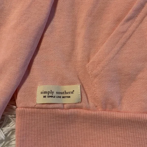 SIMPLY SOUTHERN SUNSET MOUNTAINS PULLOVER HOODIE LONG SLEEVE T-SHIRT - Picture 3 of 4